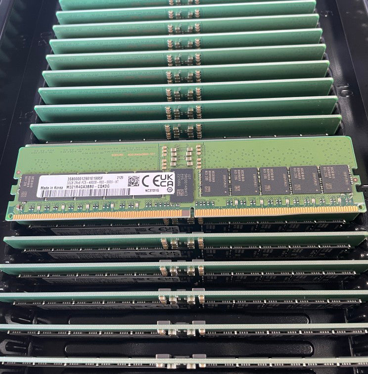 SK Sam Micro ECC RDIMM REG DDR5 Server Workstation Memory Ram 128GB 128G 2S2RX4 2RX4 PC5-4800B PC5-5600B PC5-6400B 4800MHz 5600Mhz 6400HMz