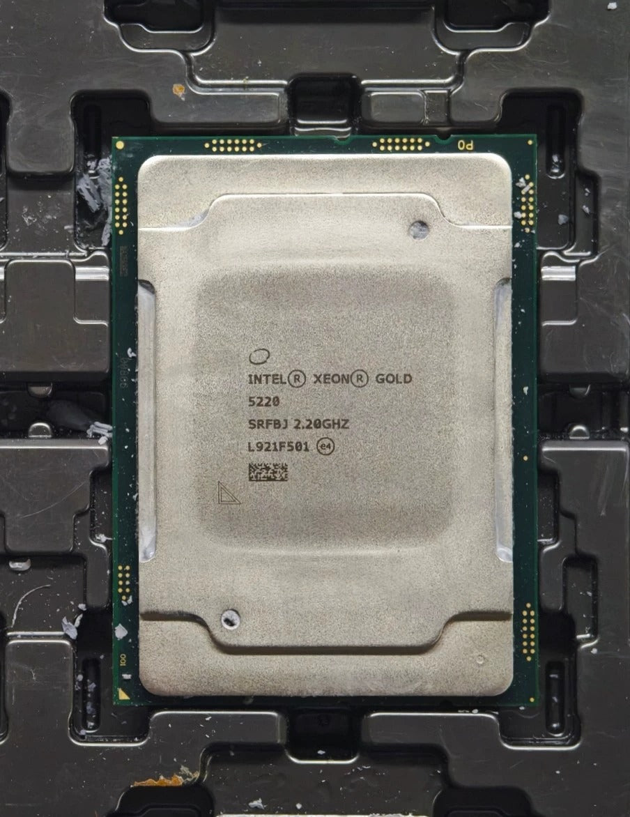 2nd Gen Xeon 5220 5220S 5220T 5220R 5222 6208U 6209U 6210U CPU LGA3647 CPU Used Processor