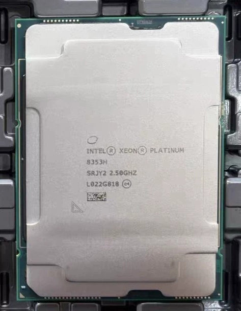 3rd Gen Xeon Platinum 8353H 8354H 8356H 8360H 8360HL 8376H 8376HL 8380H 8380HL LGA4189 CPU Used Processor