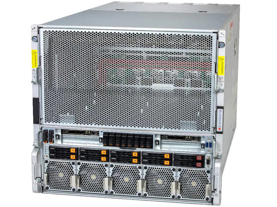 Supermicro A+ Server AS-A126GS-TNBR HGX B200 NVL8 180GB Air-Cooled (8) AMD Turin (2) AI Graphics Card GPU Server