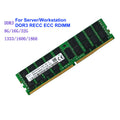 Krsamsung Micro SK Used Server Memory Ram 8GB 16GB 32GB 1333MHz 1866MHz 1600MHz 2133MHz DDR3 ECC RDIMM REG Server Workstation Memory Ram