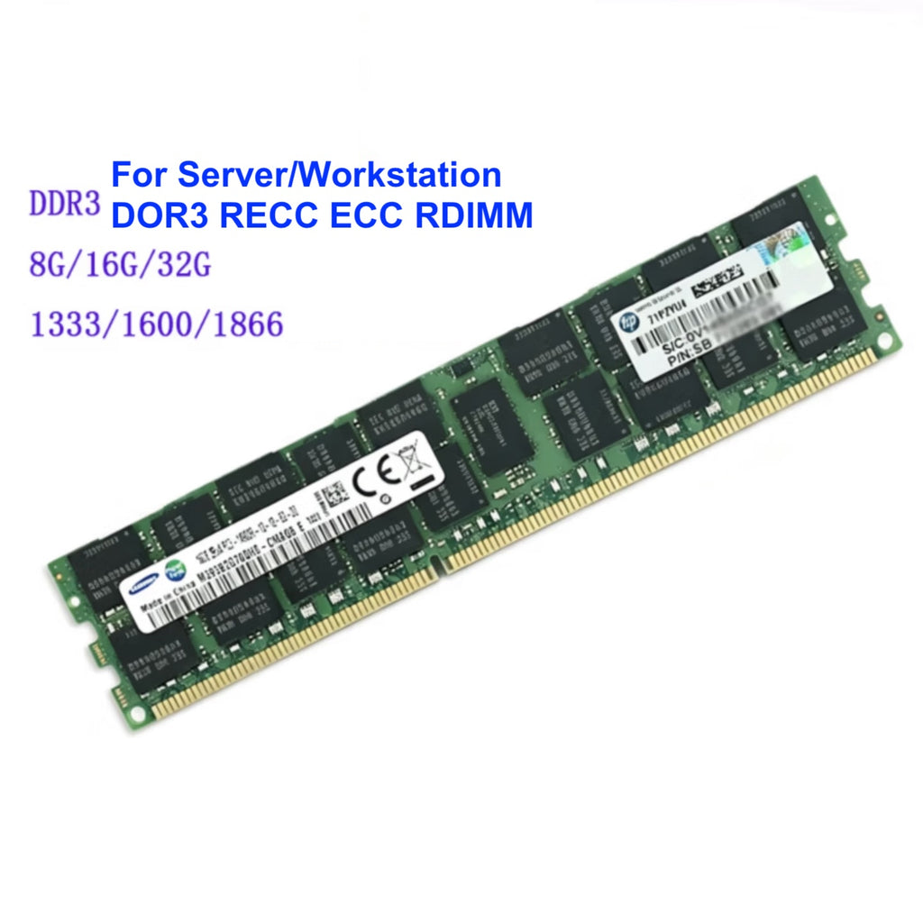 Krsamsung Micro SK Used Server Memory Ram 8GB 16GB 32GB 1333MHz 1866MHz 1600MHz 2133MHz DDR3 ECC RDIMM REG Server Workstation Memory Ram