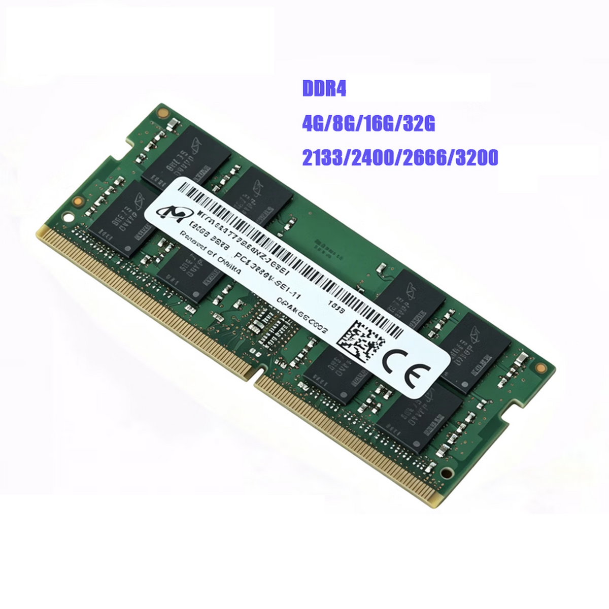 Micro Used DDR4 4G 8G 16G 32G 2133 2400 2666 32000 Laptop Memory Ram
