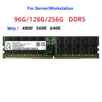SK Sam Micro ECC RDIMM REG DDR5 Server Workstation Memory Ram 64GB 64G 2S2RX4 2RX4 PC5-4800B PC5-5600B PC5-6400B 4800MHz 5600Mhz 6400HMz