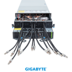 Gigabyte GPU ai Servers G4L3-ZD1-LAX5 HGX B200 NVL8 180GB Partner-Cooled (8) AMD Turin (2) ai GPU server