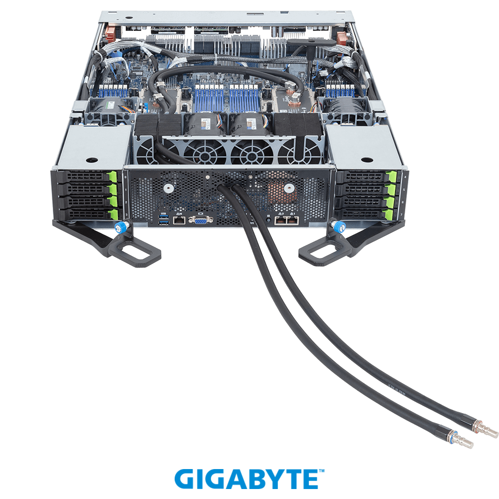 Gigabyte GPU ai Servers G4L4-AD1-LAX5 HGX B200 NVL8 180GB Partner-Cooled (8) Intel Granite Rapids AP (2) ai GPU server