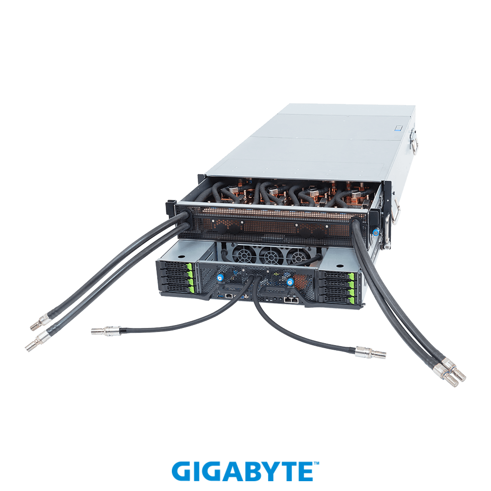 Gigabyte GPU ai Servers G4L4-SD3-LAX7 HGX B300 NVL8 270GB Partner-Cooled (8) Intel Granite Rapids SP (2)