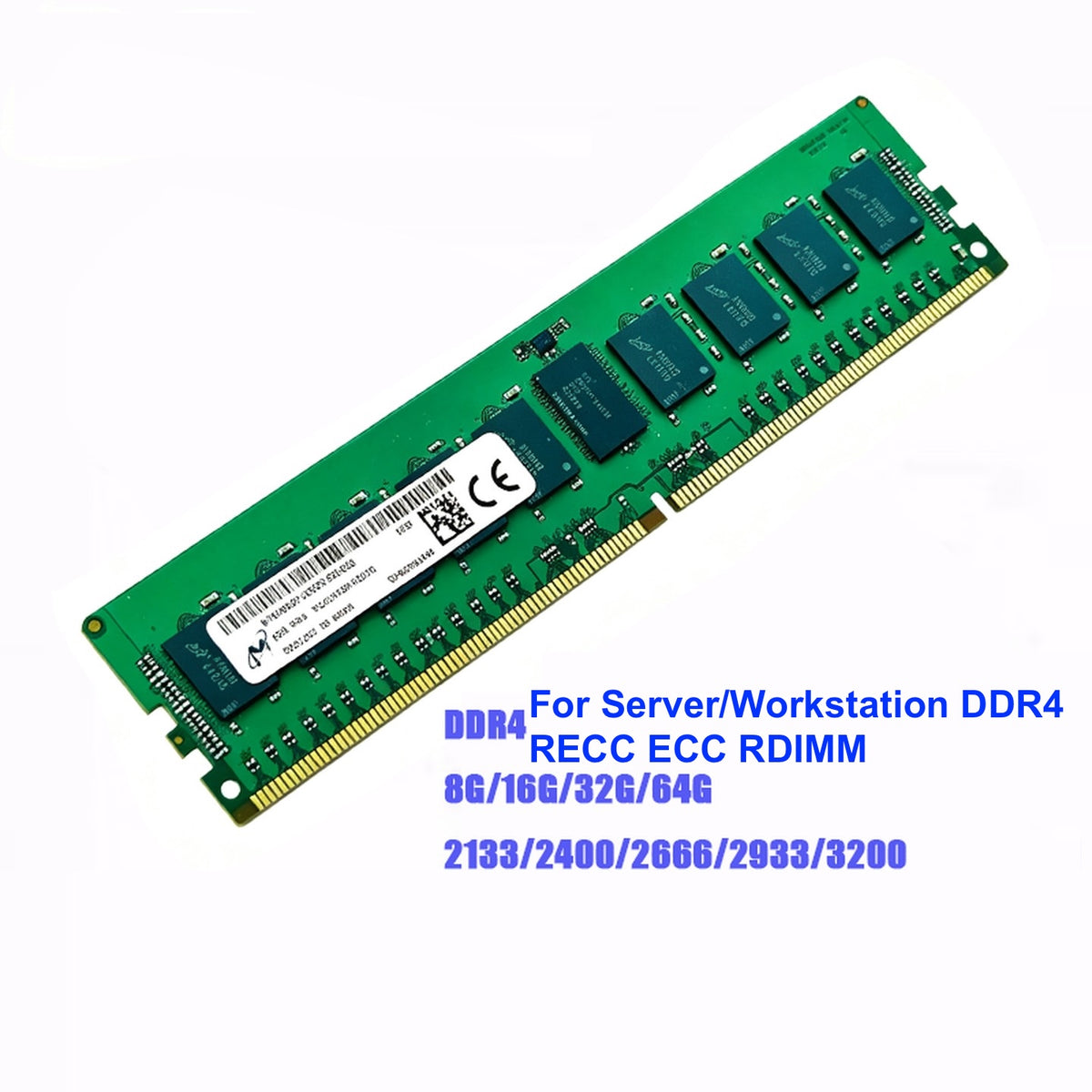 Micro Used Server Memory Ram 8GB 16GB 32GB 64GB 2666MHz 2933MHz 3200MHz 2133MHz DDR4 ECC RDIMM REG Server Workstation Memory Ram