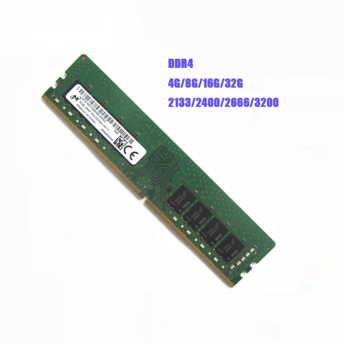 Micro Used UDIMM Memory Ram DDR4 4G 8G 16G 32G 2133 2400 2666 32000MHz Desktop Memory Ram