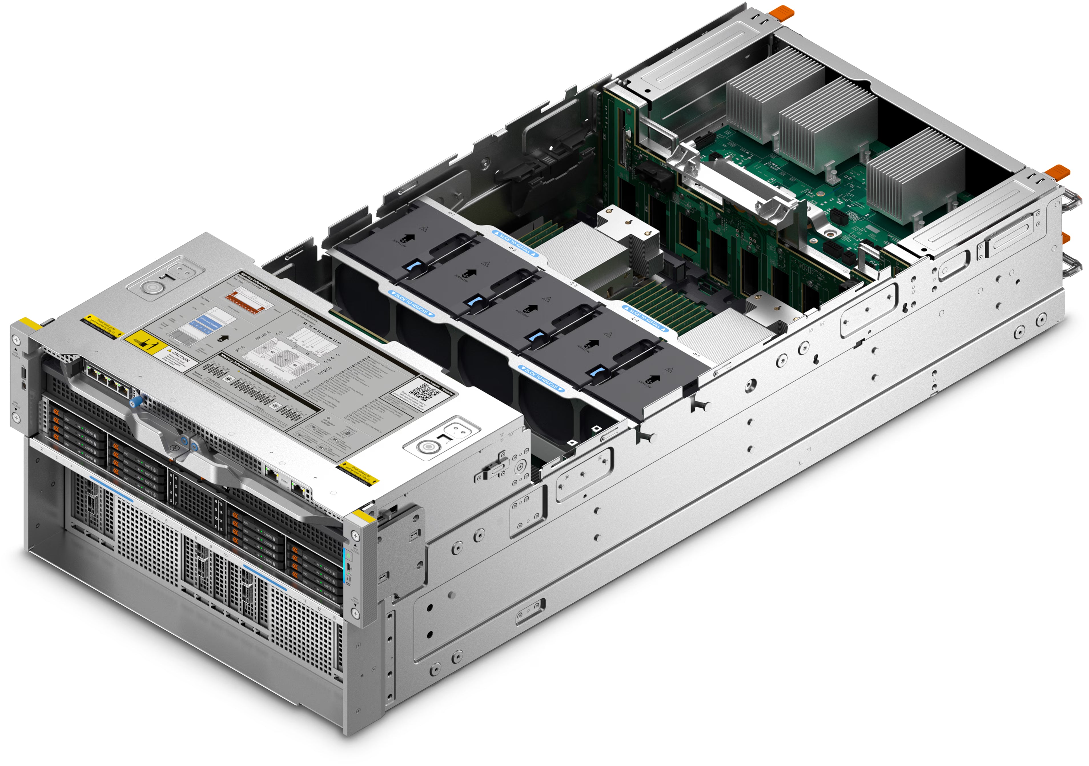 Dell Technologies ai GPU Server PowerEdge XE9780 HGX B300 NVL8 270GB Air-Cooled (8) Intel Granite Rapids SP (2)