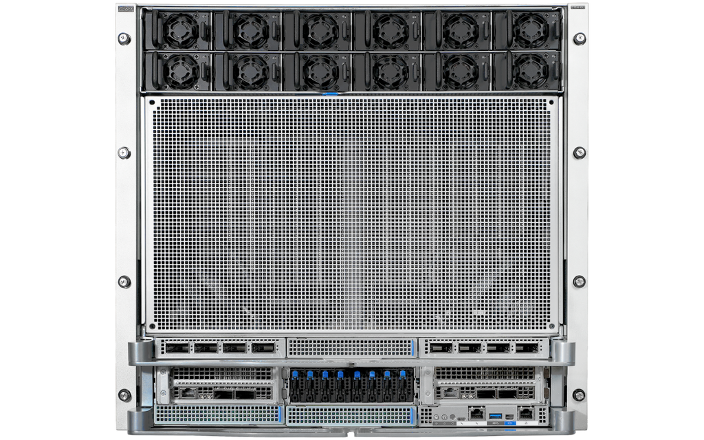 Quanta QCT QuantaGrid D75H-10U/S8H HGX B300 NVL8 270GB Air-Cooled (8) Intel Granite Rapids (2) AI Graphics Card GPU Server