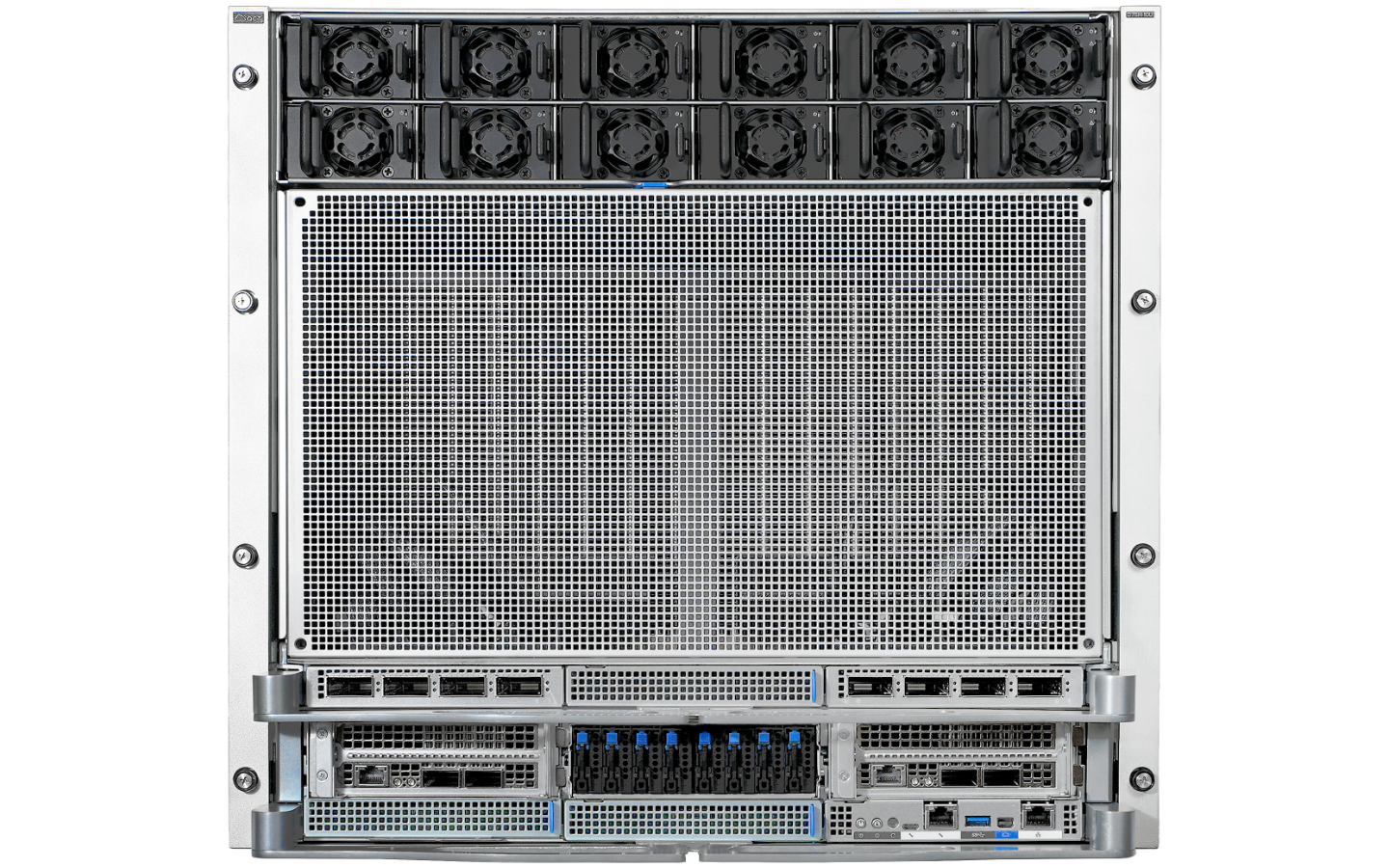 Quanta QCT QuantaGrid D75H-10U/S8H HGX B300 NVL8 270GB Air-Cooled (8) Intel Granite Rapids (2) AI Graphics Card GPU Server
