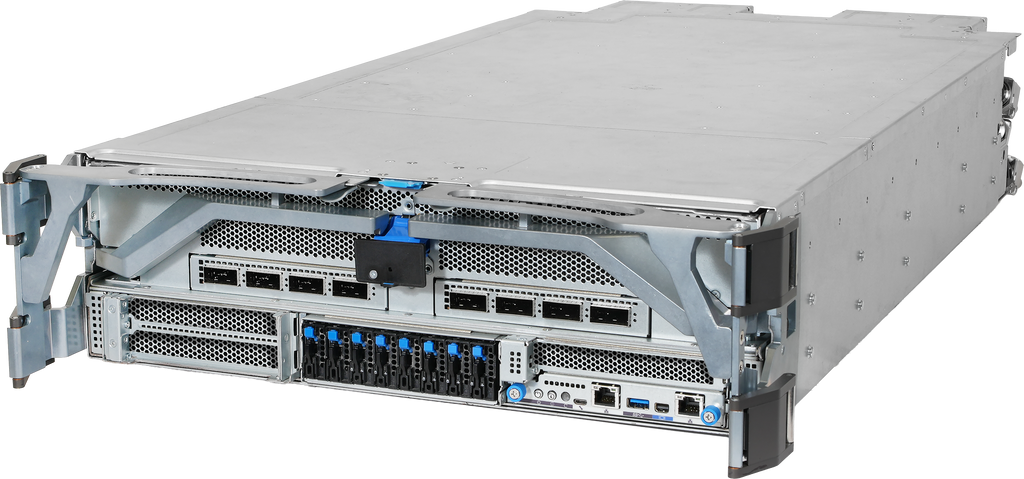Quanta QCT QuantaGrid D75L-3U/S8L HGX B300 NVL8 270GB Partner-Cooled (8) Intel Granite Rapids SP (2) AI Graphics Card GPU Server