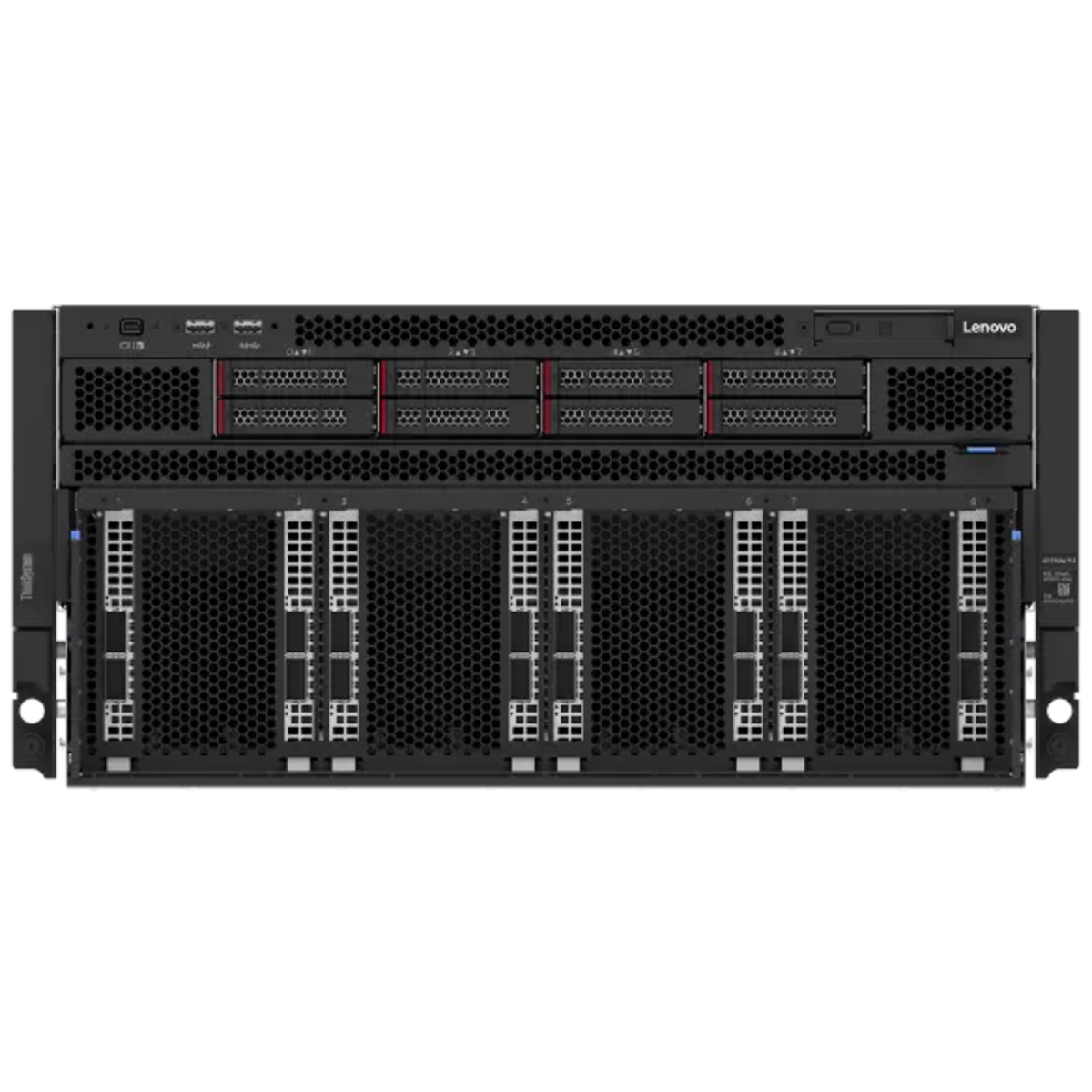 Lenovo ThinkSystem SR780a V3 HGX B200 NVL8 180GB Partner-Cooled (8) Intel Emerald Rapids (2) AI Graphics Card GPU Server