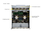 Supermicro SuperServer SYS-A22GA-NBRT HGX B200 NVL8 180GB Air-Cooled (8) Intel Granite Rapids (2) AI Graphics Card GPU Server