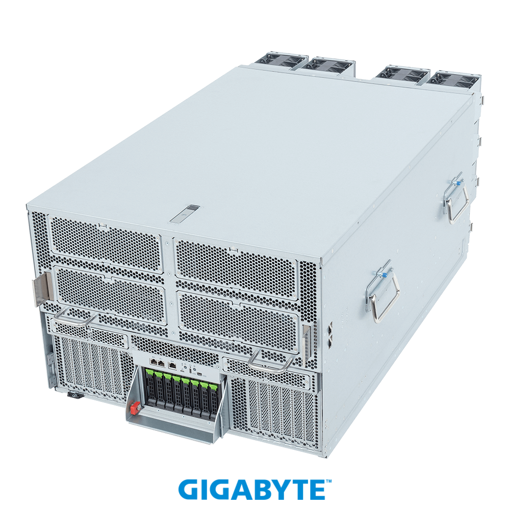 Gigabyte GPU ai Servers TO86-SD1-AA05 HGX B200 NVL8 180GB Air-Cooled (8) Intel Granite Rapids SP (2) ai GPU server