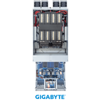 Gigabyte GPU ai Servers TO86-SD1-AA05 HGX B200 NVL8 180GB Air-Cooled (8) Intel Granite Rapids SP (2) ai GPU server