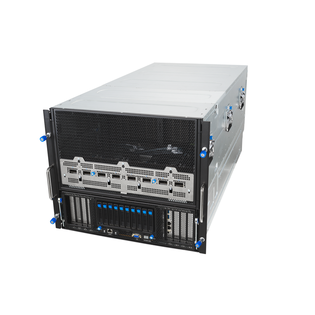 ASUS XA NB3I-E12 HGX B300 NVL8 270GB Air-Cooled (8) Intel Granite Rapids SP (2) AI Graphics Card GPU Server