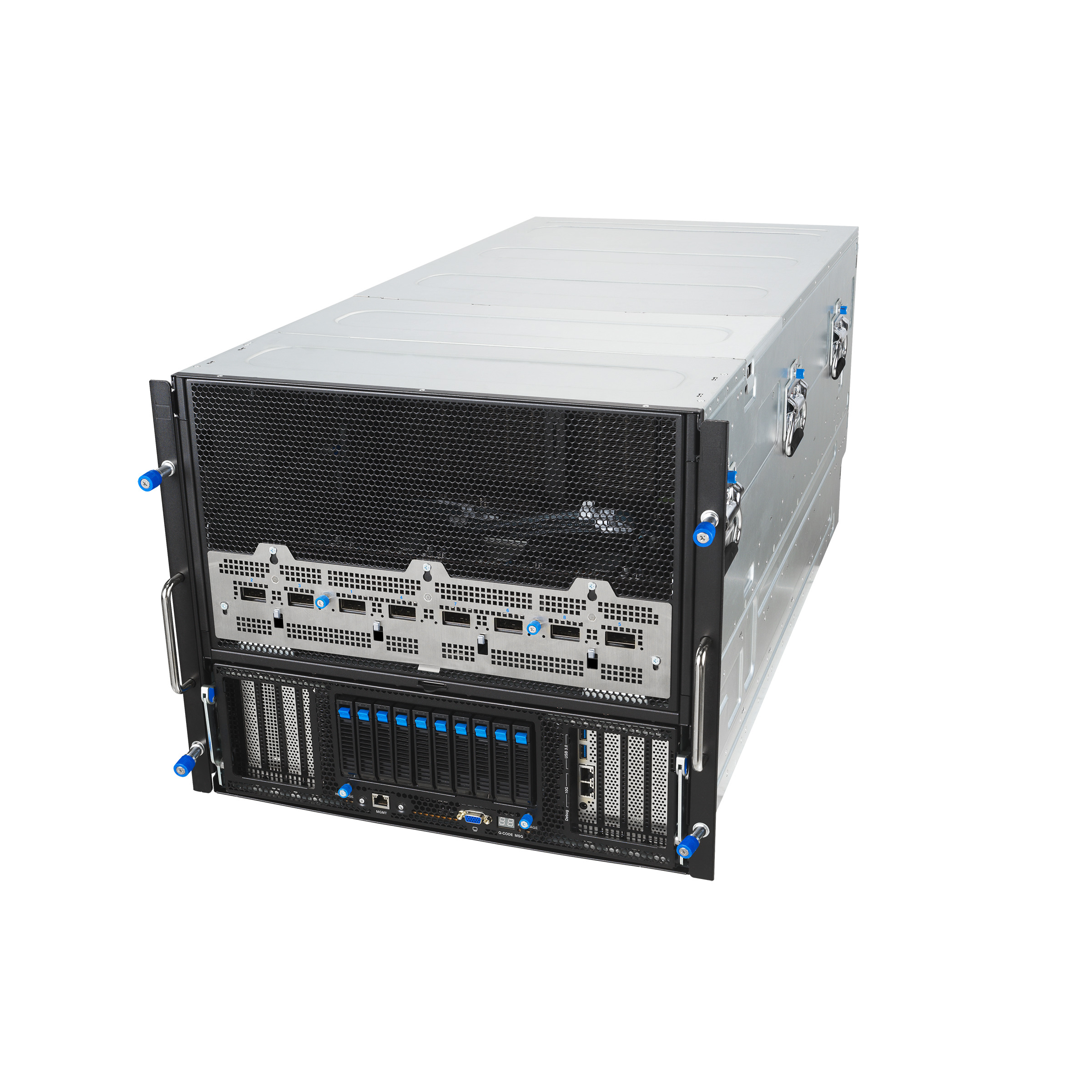 ASUS XA NB3I-E12 HGX B300 NVL8 270GB Air-Cooled (8) Intel Granite Rapids SP (2) AI Graphics Card GPU Server