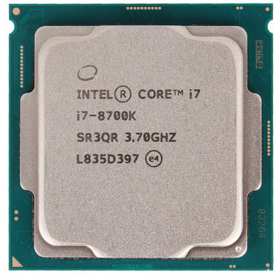 8Th Gen LGA 1151 Processor I3 8100 8300 8100T I5 8400 8500 8600 8600K 8086K i7 8700 8700K 8700T H310 H370 B360 B365  Z370 Z390